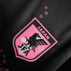 Camisa Japão Edição Especial 23/24 - Torcedor Masculina Preta e Rosa - Netmantos