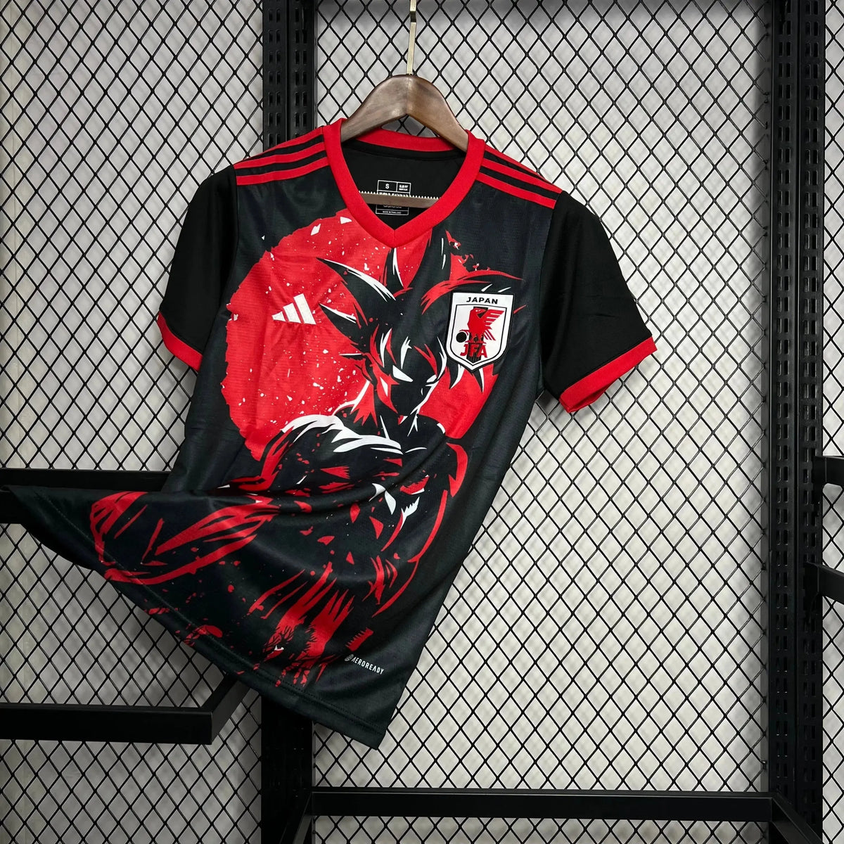 Camisa Japão Edição Especial Dragon Ball 24/25 - Torcedor Masculina Vermelha e Preta - Netmantos