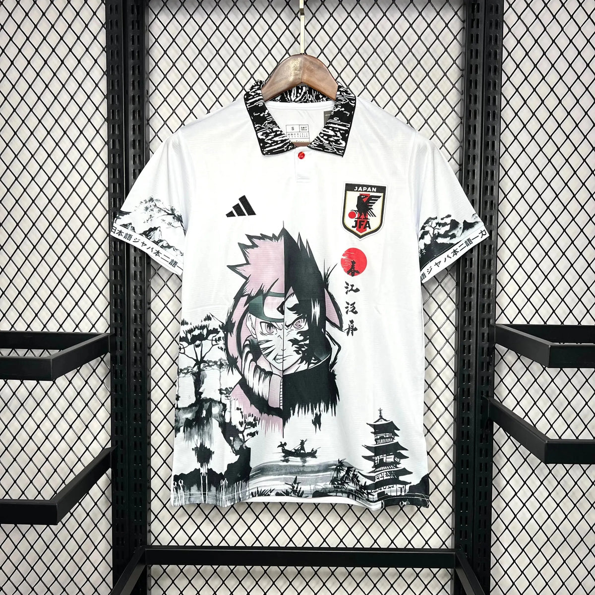Camisa Japão Edição Uzumaki Naruto & Uchiha Sasuke 24/25 - Torcedor Masculina Branca - Netmantos