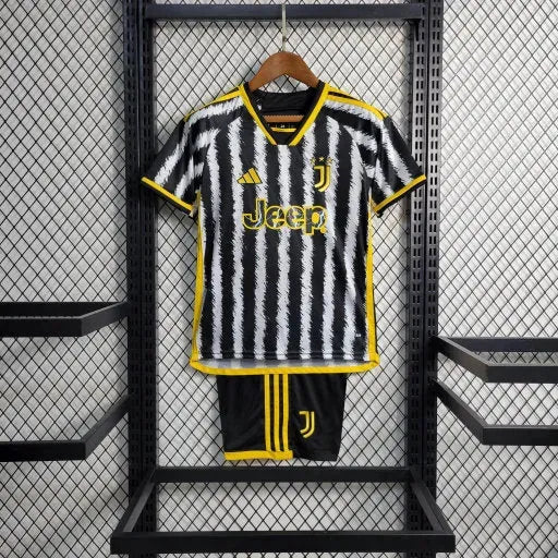 Camisa Juventus Home 23/24 - Torcedor Infantil Zebra - Netmantos