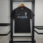 Camisa Liverpool BALMAIN 24/25 - Torcedor Masculina Refletiva Preta - Netmantos