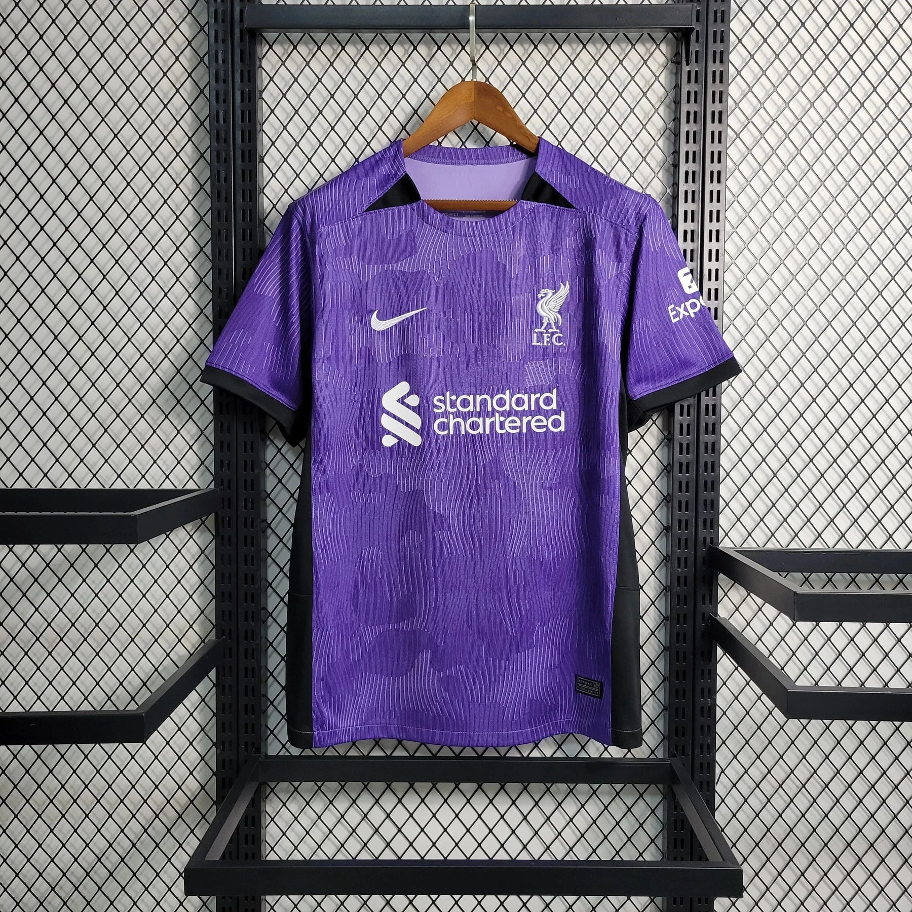 Camisa Liverpool III 23/24 - Torcedor Masculina Roxa - Netmantos