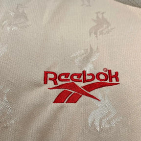 Camisa Liverpool Retrô Away 1996/97 - Torcedor Masculina Bege - Netmantos