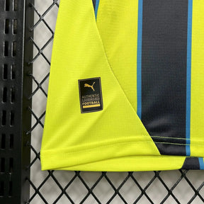 Camisa Manchester City Away 24/25 - Torcedor Masculina Preta e Verde - Netmantos