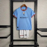 Camisa Manchester City Home 22/23 - Torcedor Infantil Azul - Netmantos