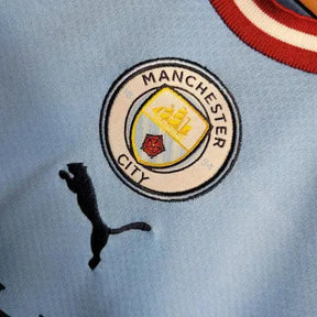 Camisa Manchester City Home 22/23 - Torcedor Infantil Azul - Netmantos