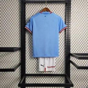 Camisa Manchester City Home 22/23 - Torcedor Infantil Azul - Netmantos