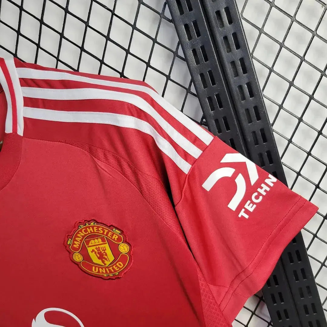 Camisa Manchester United Home 24/25 - Torcedor Masculina Vermelha - Netmantos