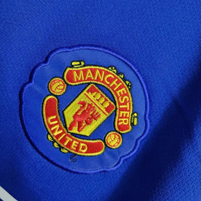 Camisa Manchester United Retrô Away 2008/09 - Torcedor Masculina Azul - Netmantos