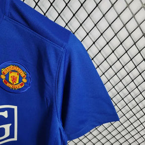 Camisa Manchester United Retrô Away 2008/09 - Torcedor Masculina Azul - Netmantos