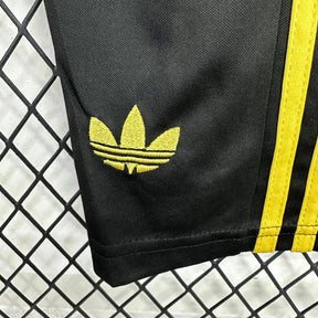Camisa México Gold 25/26 - Torcedor Infantil Preta e Dourada - Netmantos