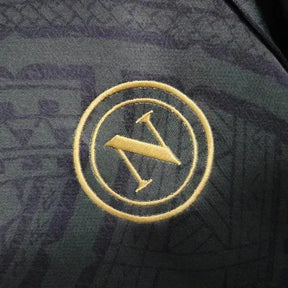 Camisa Napoli Away 23/24 - Torcedor Infantil Preta - Netmantos