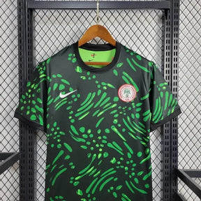 Camisa Nigéria 24/25 - Torcedor Masculina Preta e Verde - Netmantos