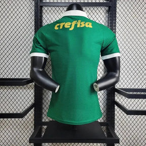 Camisa Palmeiras Home 24/25 - Jogador Masculina Verde + Patch Brasileirão e Avanti + Patrocínios - Netmantos