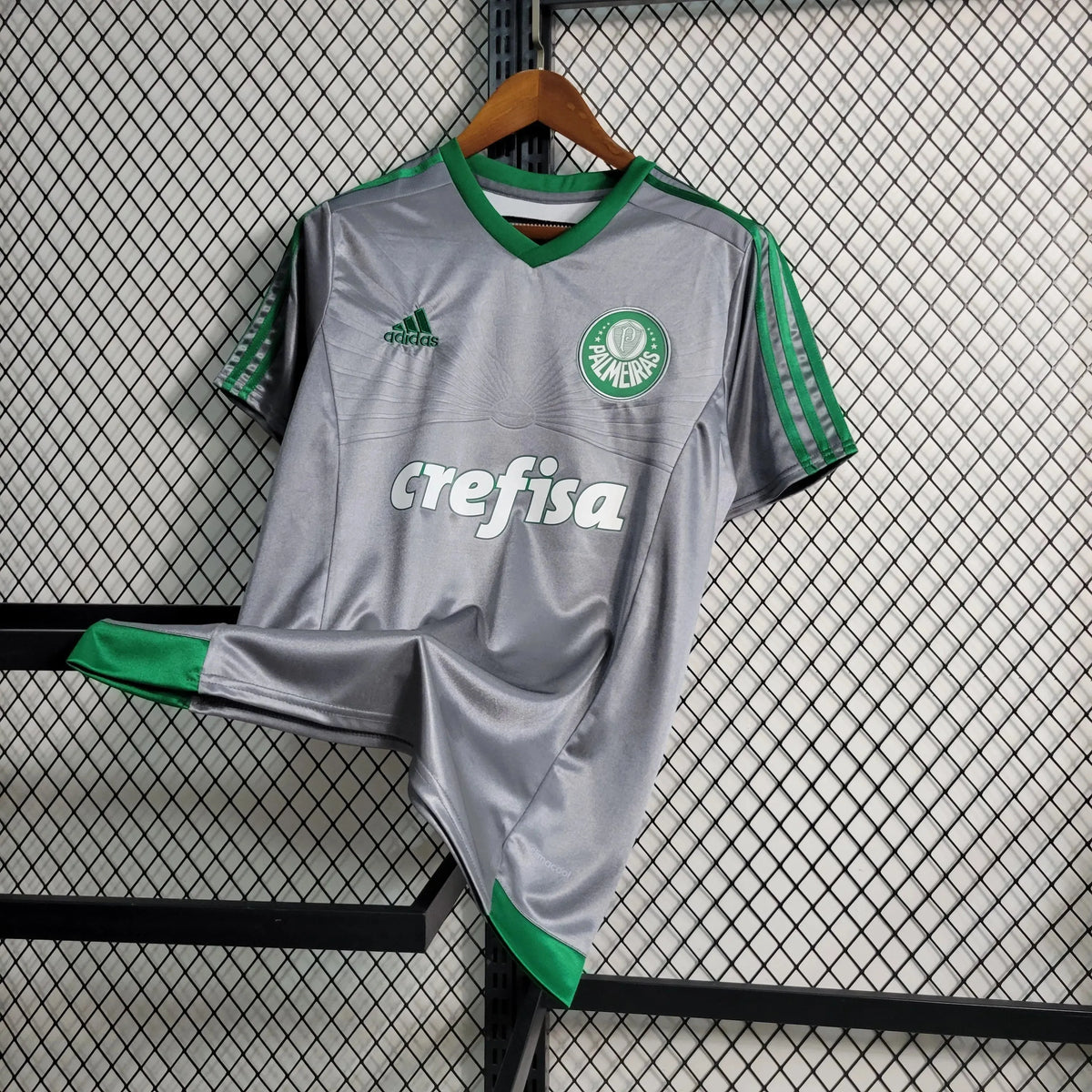 Camisa Palmeiras Retrô 2015 - Torcedor Masculina Cinza - Netmantos