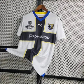 Camisa Parma Home 23/24 - Torcedor Masculina Branca - Netmantos