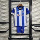 Camisa Porto Home 23/24 - Torcedor Infantil Azul e Branca - Netmantos