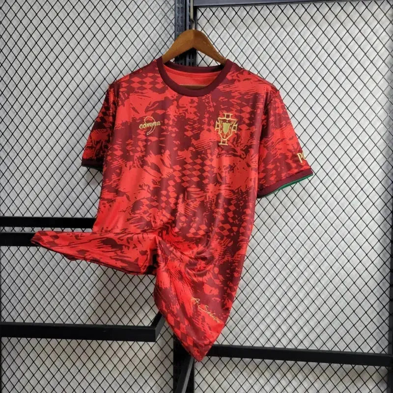 Camisa Portugal “A Seleção” - Torcedor Masculina Vermelha Comma Football - Netmantos