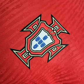 Camisa Portugal Home 24/25 - Jogador Masculina Vermelha Manga Longa - Netmantos