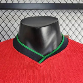 Camisa Portugal Home 24/25 - Jogador Masculina Vermelha Manga Longa - Netmantos