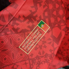 Camisa Portugal “The Siu” - Torcedor Masculina Vermelha Comma Football - Netmantos