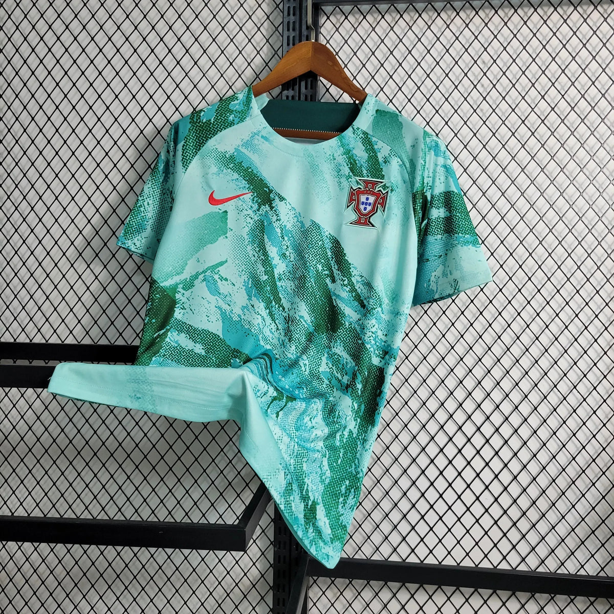 Camisa Portugal Treino 23/24 - Torcedor Masculina Verde - Netmantos