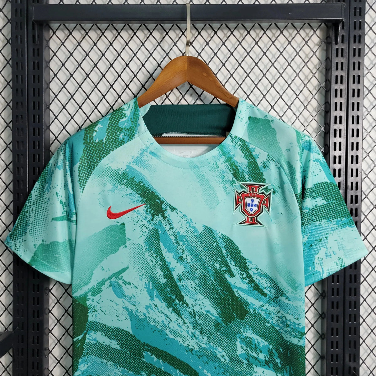 Camisa Portugal Treino 23/24 - Torcedor Masculina Verde - Netmantos