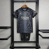Camisa PSG Away 23/24 - Torcedor Infantil Preta - Netmantos