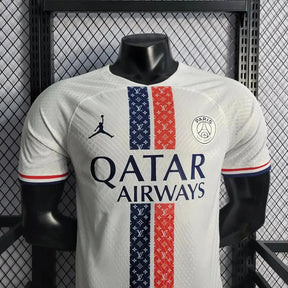 Camisa PSG x Louis Vuitton 23/24 - Jogador Masculina Branca - Netmantos