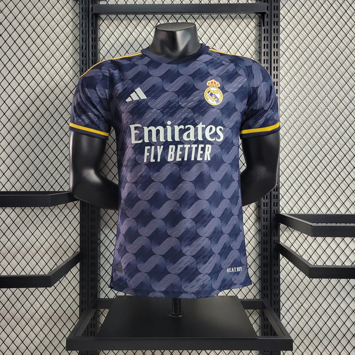 Camisa Real Madrid Away 23/24 - Jogador Masculina Preta - Netmantos