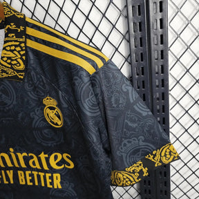 Camisa Real Madrid Concept 23/24 - Torcedor Masculina Preta - Netmantos