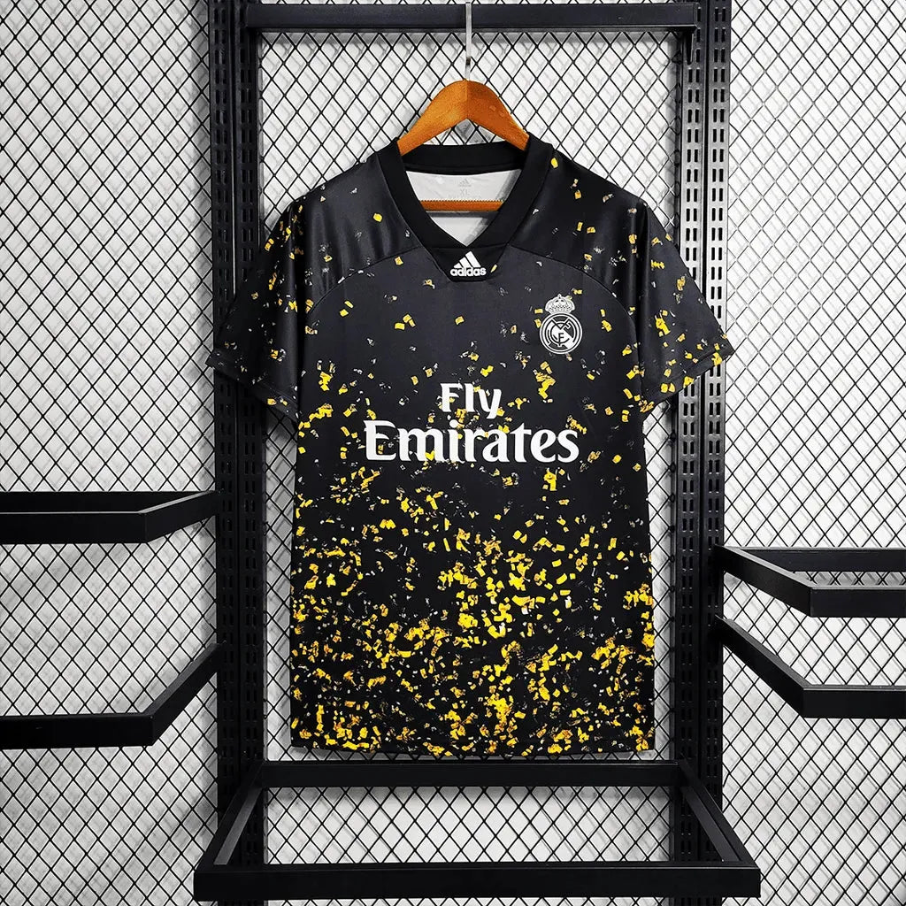 Camisa Real Madrid Edição Especial 20/21 - Torcedor Masculina Preta e Amarela - Netmantos