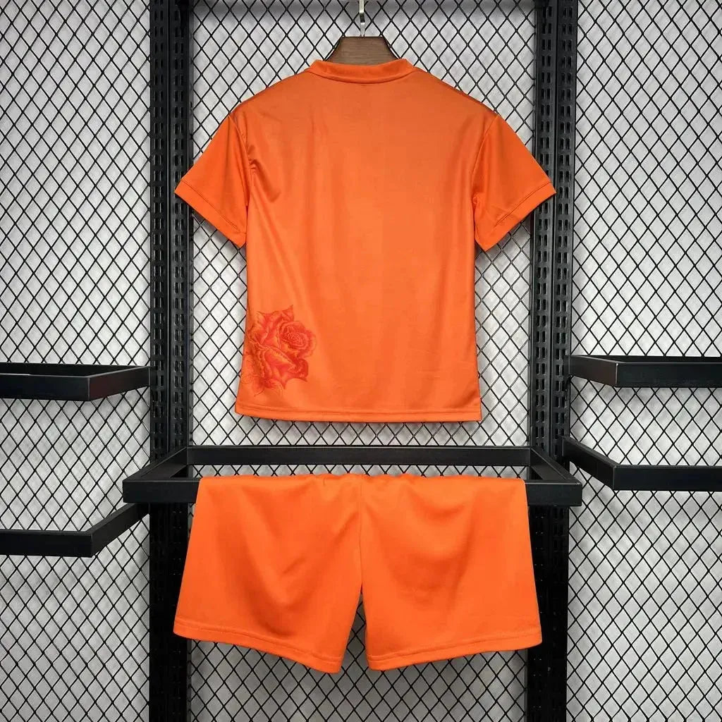 Camisa Real Madrid Fourth Y3 24/25 - Torcedor Infantil Laranja - Netmantos