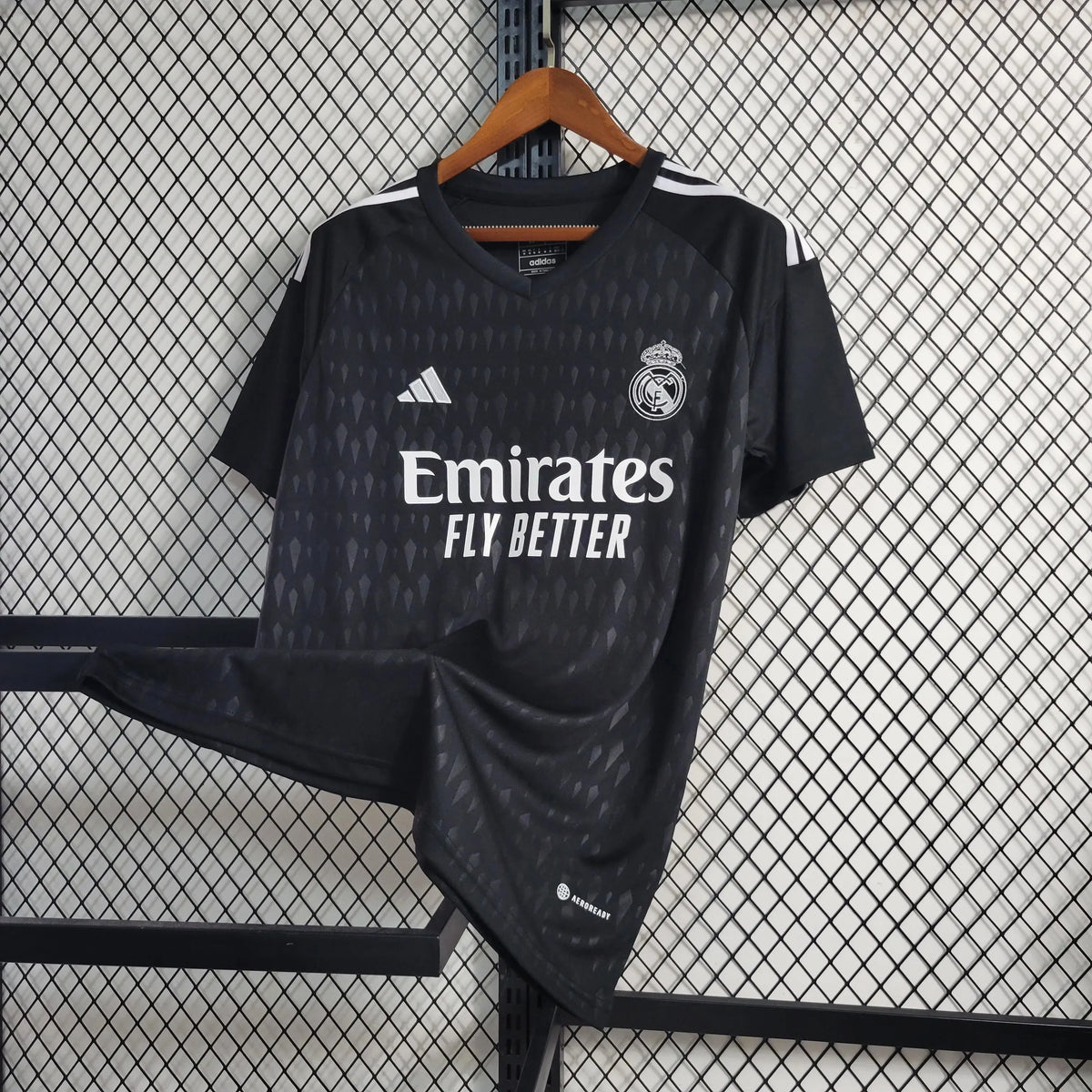 Camisa Real Madrid Goleiro 23/24 - Torcedor Masculina Preta - Netmantos