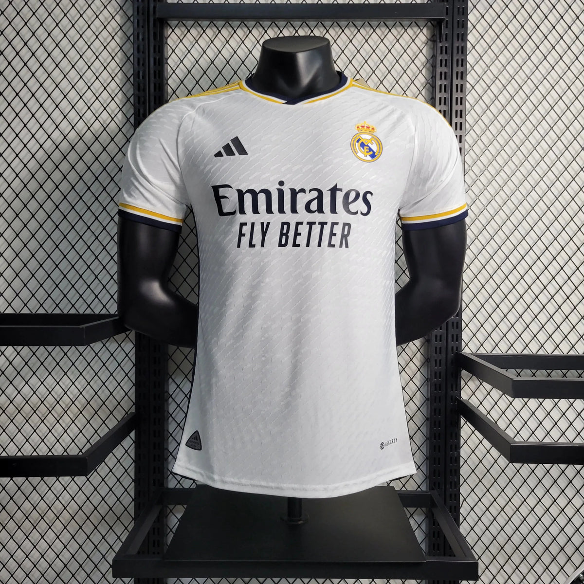 Camisa Real Madrid Home 23/24 - Jogador Masculina Branca - Netmantos