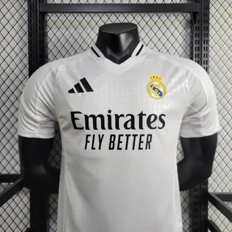 Camisa Real Madrid Home 24/25 - Jogador Masculina Branca - Netmantos