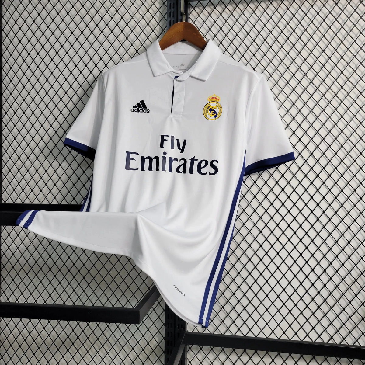 Camisa Real Madrid Retrô 16/17 - Torcedor Masculina Branca - Netmantos