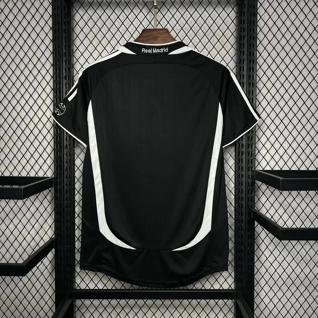 Camisa Real Madrid Retrô Third Away 2006/07 - Torcedor Masculina Preta - Netmantos