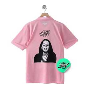 Camisa Santista X Lana Del Rey - Torcedor Unissex Rosa - Netmantos