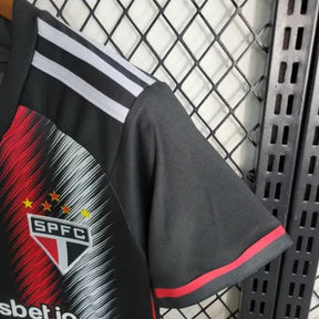 Camisa São Paulo Away II 23/24 - Torcedor Infantil Preta - Netmantos