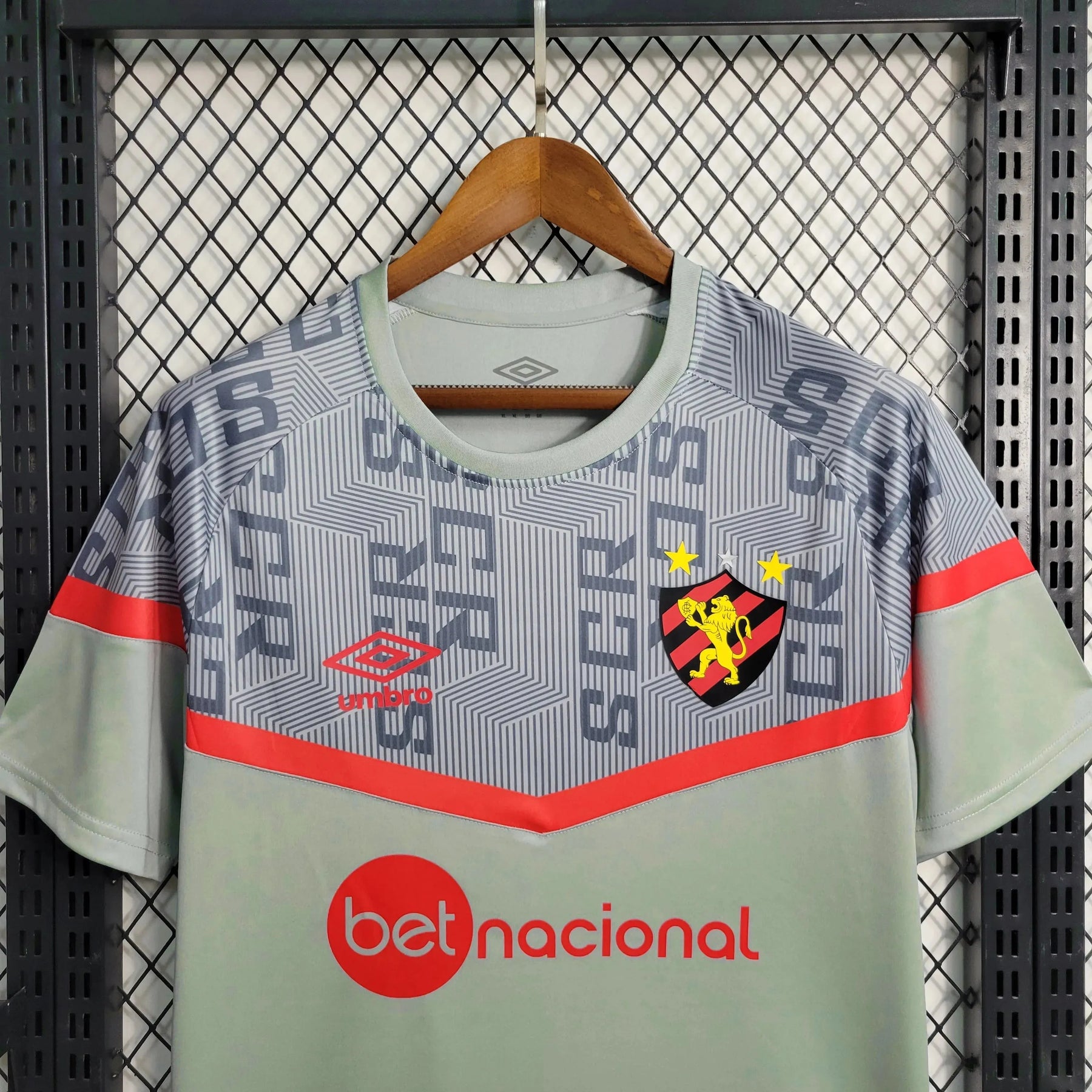 Camisa Sport Club Recife Treino 23/24 - Torcedor Masculina Cinza - Netmantos