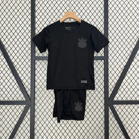 Camisa Timão Away 24/25 - Torcedor Infantil Preta - Netmantos