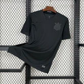 Camisa Timão Away II 24/25 - Torcedor Masculina Preta + Patrocínios - Netmantos