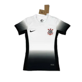 Camisa Timão Home 24/25 - Torcedor Feminina Preta e Branca - Netmantos