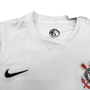 Camisa Timão Home 24/25 - Torcedor Feminina Preta e Branca - Netmantos