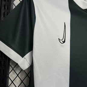 Camisa Timão Third Away 24/25 - Torcedor Feminina Preta e Branca Listrada - Netmantos