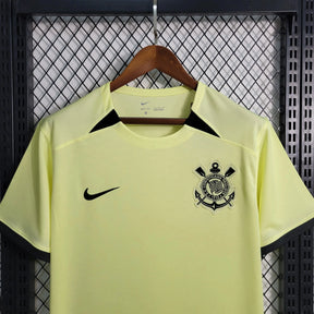 Camisa Timão Treino 23/24 - Torcedor Masculina Amarela - Netmantos