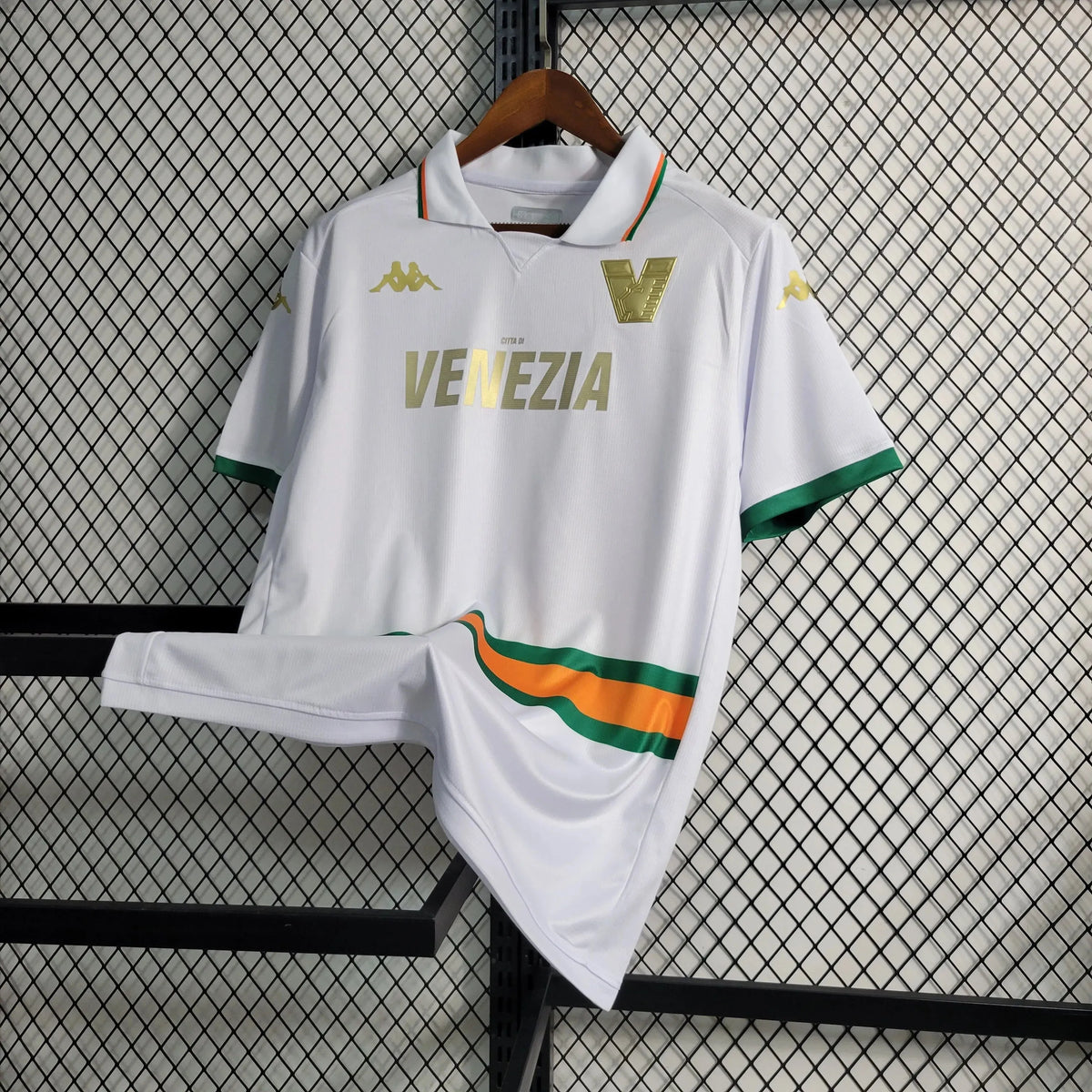 Camisa Venezia Away 23/24 - Torcedor Masculina Branca - Netmantos