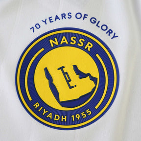 Al-Nassr Third Away Shirt 25/26 - White and Yellow Kids Fan Shirt