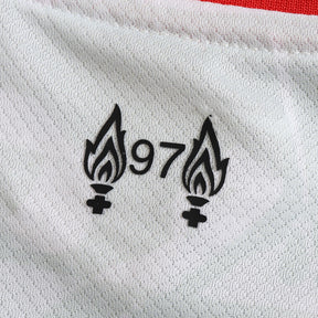 Liverpool Away II Shirt 24/25 - Men's White and Red Fan Shirt